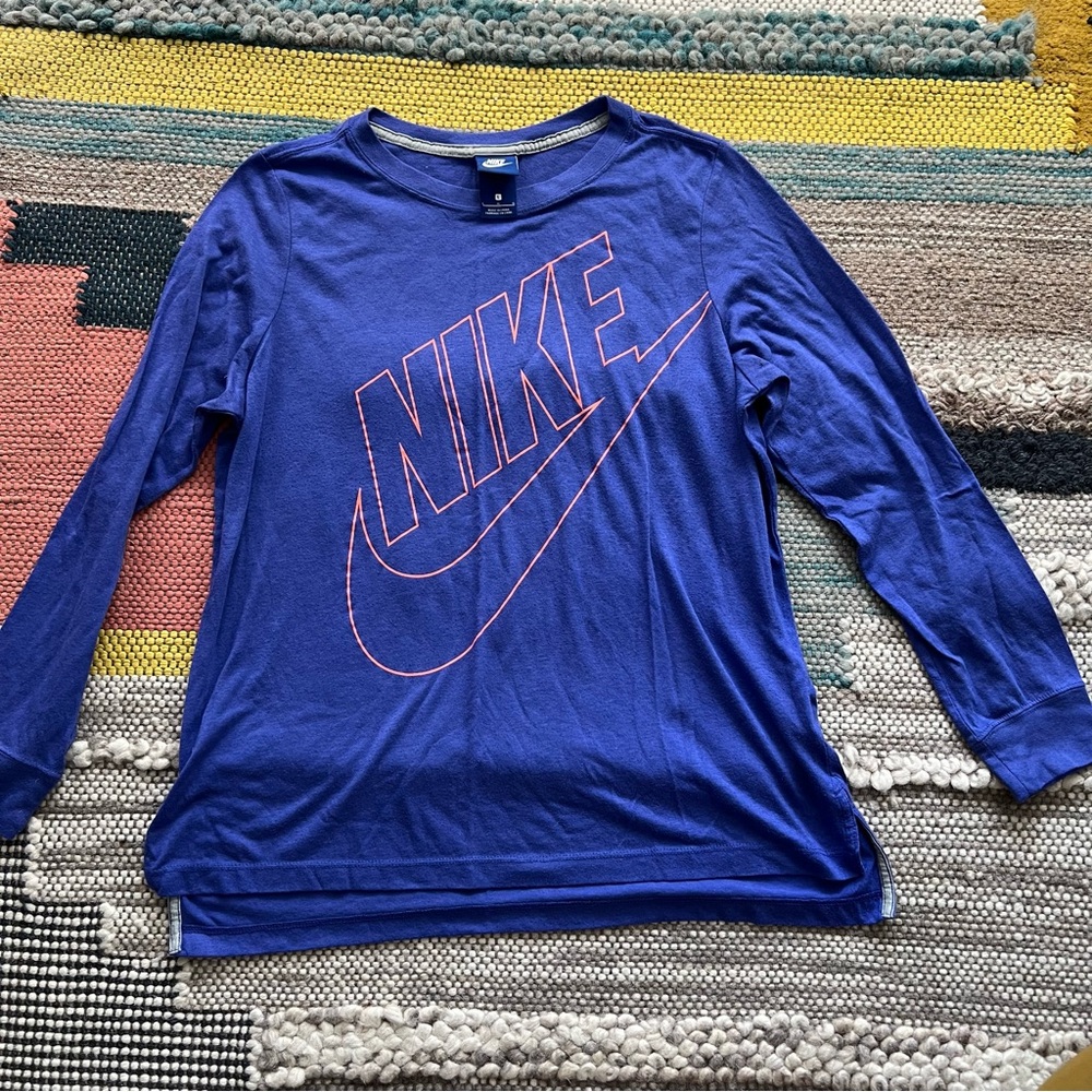 Nike Women’s Purple Long Sleeve Shirt Sz L